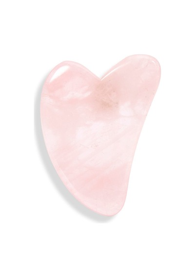 Pembe Kuvars Gua Sha Masaj Aleti Klasik Karışık