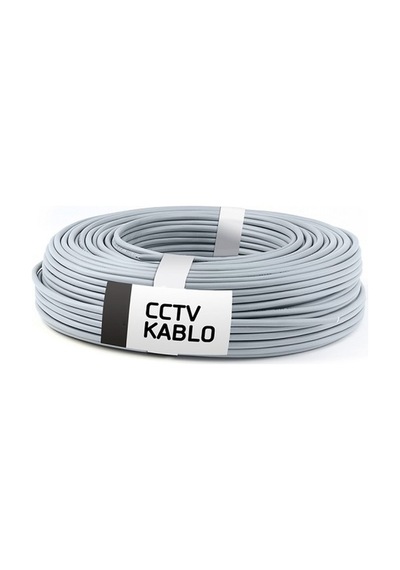 Martel 2+1 100Mt Bakır Cctv Kablosu 2X0.22X0.33