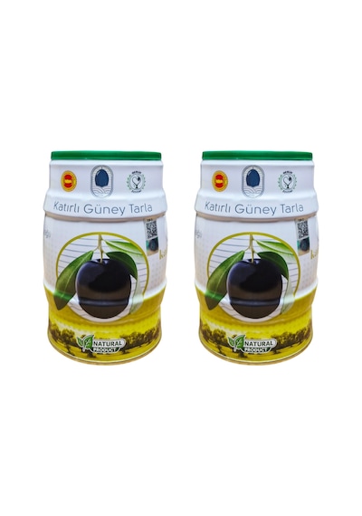 Katırlı Güney Tarla Sofralık Siyah Zeytin M-S 2 x 1 KG