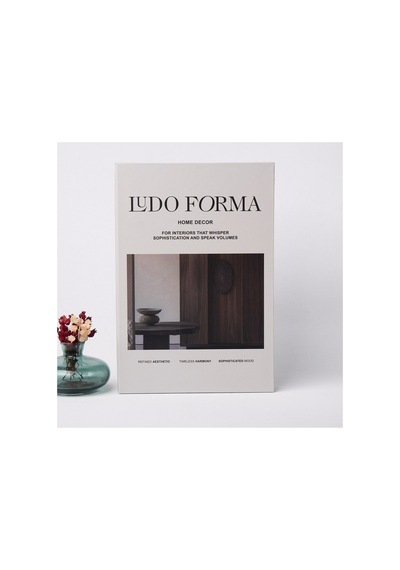 Kitap Görünümlü Dekoratif Kutu, İskandinav Tarzı Kitap Şeklinde Saklama Kutusu Ludo - Bgadekkutuludo