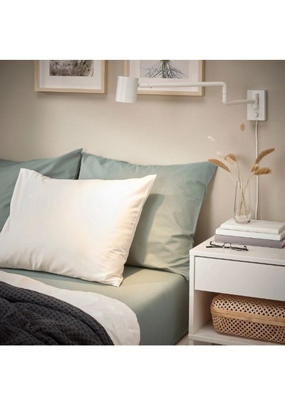 Ikea Dvala Tek Kişilik Çarşaf 80 X 200 Cm Yeşil