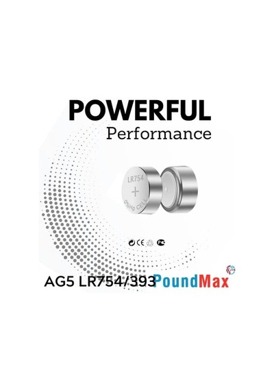 10 Adet Ag5 Lr754,393 1,5v Alkalin Düğme Pil