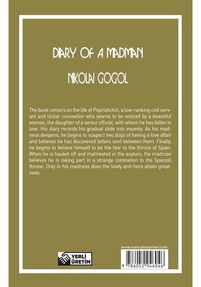Diary Of A Madman - Nikolai Gogol (Stage-5) Maviçatı Yayınları