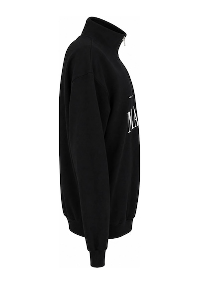Trender Marseılle Yarım Fermuarlı Siyah Erkek Sweatshirt 27kdt1000002