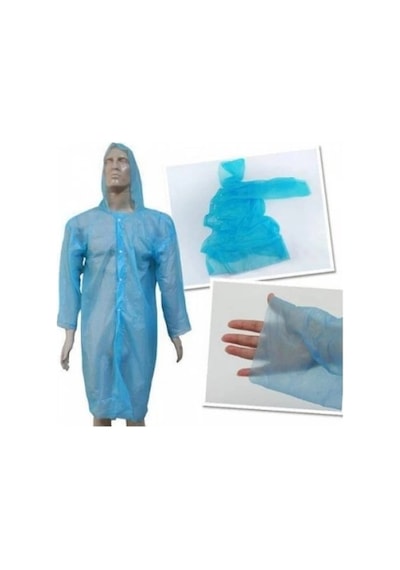 Tek Kullanımlık Yağmurluk Pembe