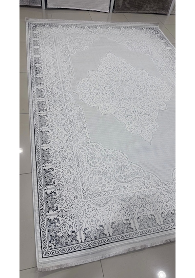 Safyün Halı Kadife Kf505 Gri 200 X 290 Renkli