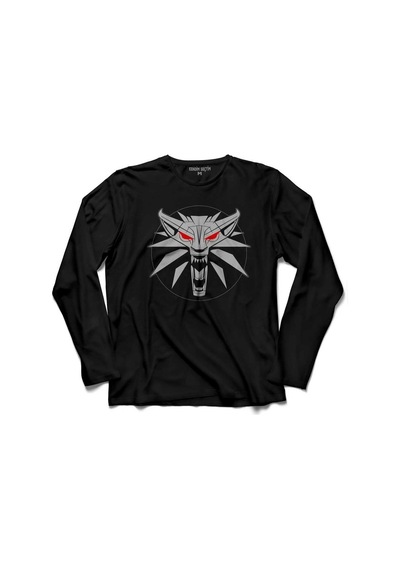 The Wıtcher Avatar Wıld Hunt Onlıne Oyun Wolf 3 Uzun Kollu Tişört (512977698)