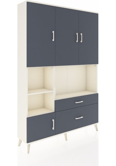 Arges Dolap 7 Raflı 2 Çekmeceli 5 Kapaklı 132x30x195 Aytaşı-antrasit/antrasit Antrasıt/antrasıt Arges Dolap 7 Raflı 2 Çekmeceli 5 Kapaklı 132x30x195 Aytaşı-antrasit/antrasit Antrasıt/antrasıt