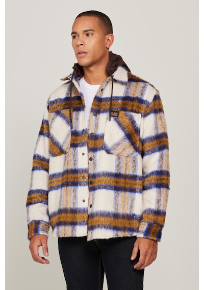 Lee Loose Fit Rahat Kesim Kapüşonlu Çok Renkli Uzun Kollu Gömlek L232377900 Çok Renkli