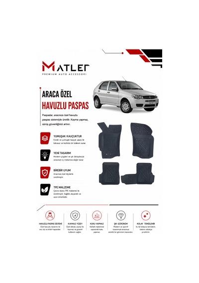 Fiat Palio 1997 Model 4d Ekstra Havuzlu Paspas