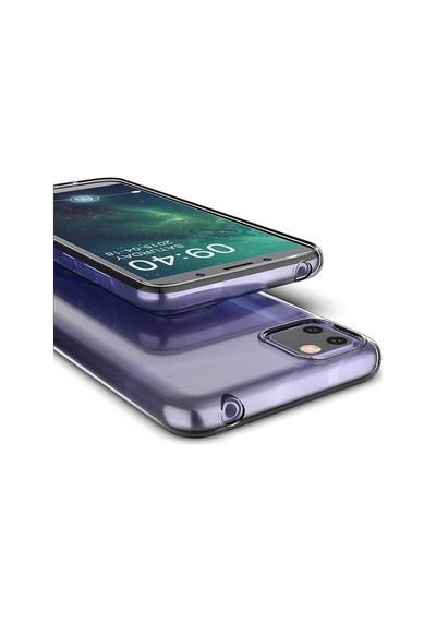 Huawei Y5P Kılıf Lüx Şeffaf Silikon Kılıf