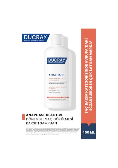 Ducray Anaphase Anti Hair Loss Growth Şampuan 400 Ml