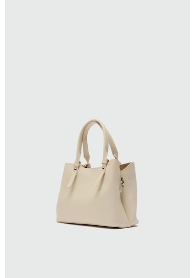 Shule Bags Doop Omuz Çantası Bej Bej