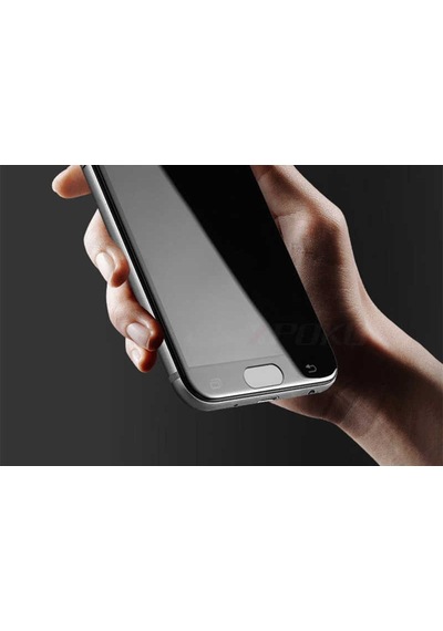 Galaxy J7 Prime Zore Kenarları Kırılmaya Dayanıklı Cam Ekran Koruyucu