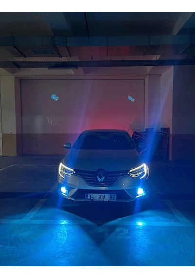 H11 Buz Mavisi Led Xenon Sis Farı Ampulü Şimşek Etkili