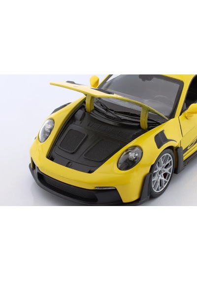 1:24 Porsche 911 Gt3 Rs Model Araba Sarı Detaylı Spor Otomobil