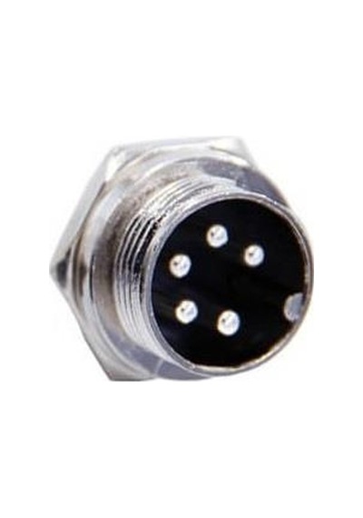 Mike Konnektör 5-Pin 16Mm - Erkek