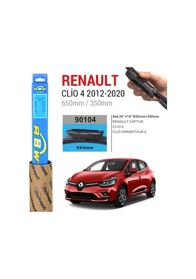 Renault Clio 4 Rbw Muz Silecek Takımı 2012-2020