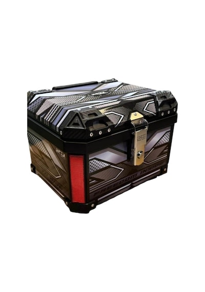 Premium Motosiklet Çanta Abs Arka Çanta Reknli Çanta 60 Litlere Su Geçirmez Kırılmaz Karışık