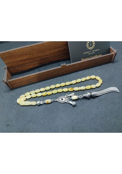 Ahşap Kutulu 6.75 Gr. Gümüş Püsküllü Toprak Fosi Lli 9 Gr. Rus Açık Gri 64448002
