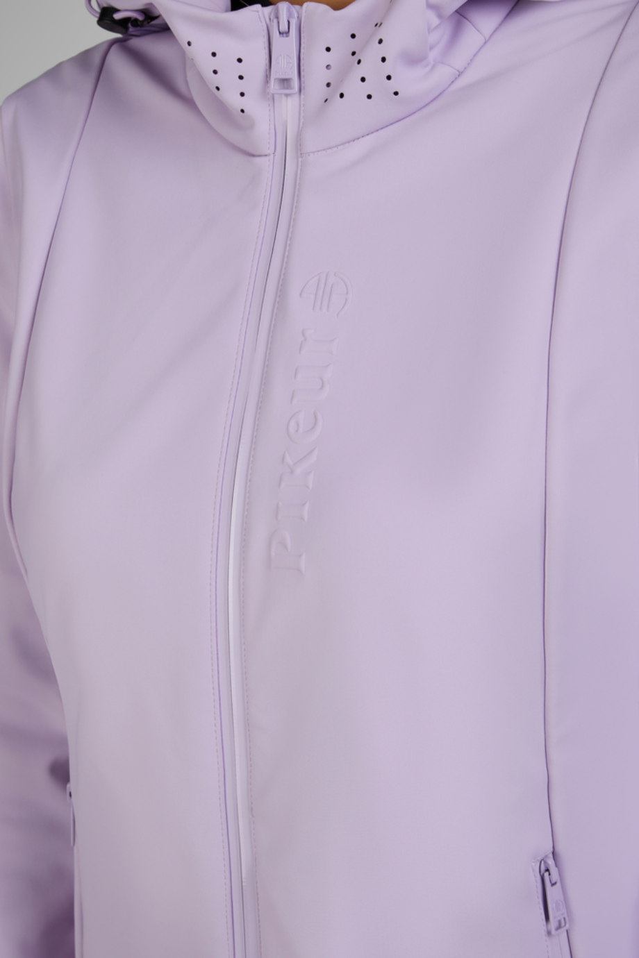 Pikeur Windbreaker 7046 Kapüşonlu Rüzgar Geçirmez Kadın Mont Lavanta
