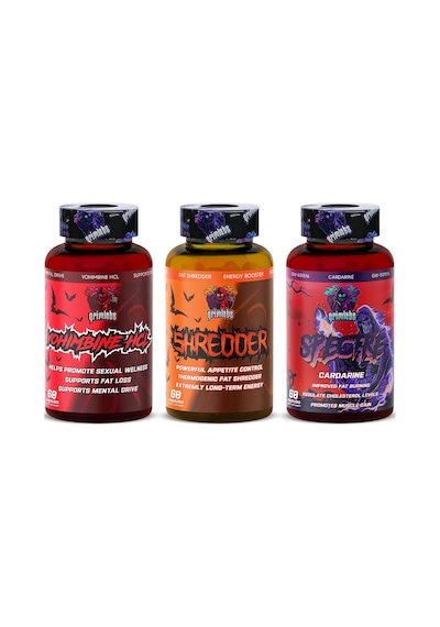 Grimlabs Ultra Shred Seti Yohimbine+shredder+cardarine