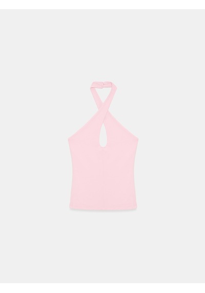 DİLVİN 21267 Halter Top-toz Pembe