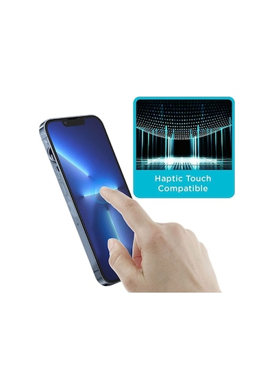 Apple Uyumlu iPhone    13  Ekran Koruyucu 6.1 Inch 9h Clear Nano Esnek Cam Ekran Koruyucu