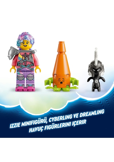 LEGO® DREAMZzz™ Izzie ve Oyun Tavşanı Bunchurro 71490 - 7 Yaş ve Üzeri Çocuklar için Yaratıcı Oyuncak Yapım Seti (252 Parça)