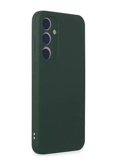 Newface Samsung Galaxy A35 5g Kılıf First Silikon - Koyu Yeşil