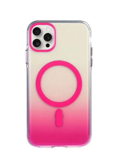 Apple Uyumlu iPhone 16 Pro Kılıf M-safe Şarj Özellikli Transparan Renk Geçişli Zore Toros Kapak