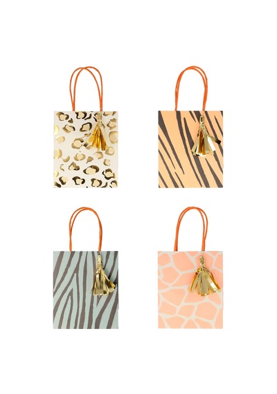 Meri Meri - Safari Party Bags - Safari Parti Çantaları Tüm Yaşlar