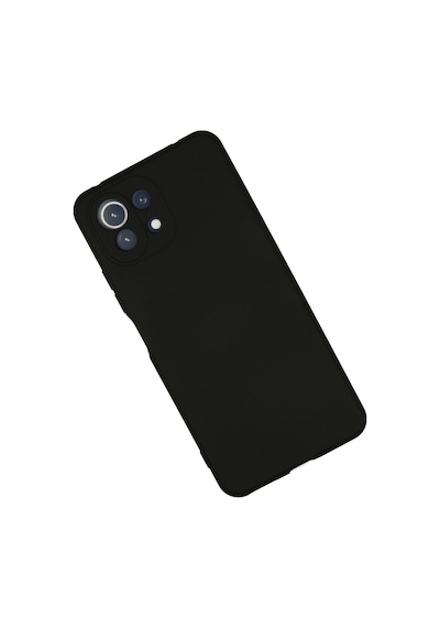 Mi 11 Lite Kılıf Nano İçi Kadife Silikon - Siyah Çok Renkli