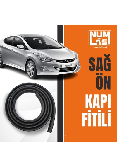 Hyundai Elantra 2010-2015 Sağ Ön Kapı Fitili-a Kalite-numlas-nm6334
