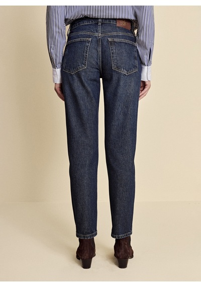 Brooks Brothers Lacivert Kadın Denim Pantolon Bbfw26fdp001 Koyu Mavi
