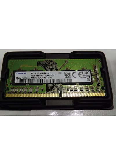 Samsung Pın PC4-3200AA-SA2 M471A2G43BB2-CWE 16 GB DDR4 3200 MHz Ram