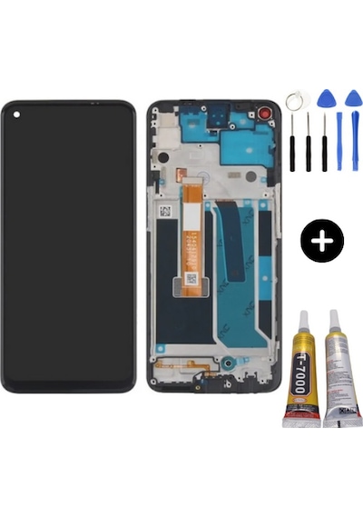 Oneplus Nord 10 5g Uyumlu Çıtalı Oled Lcd Ekran Dokunmatik + Montaj Seti