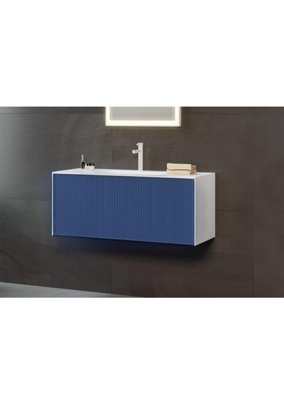 Orka Cube 80 Alt Modül + Lavabo Modul Mat Lacıvert Diğer Orka Cube 80 Alt Modül + Lavabo Modul Mat Lacıvert Diğer