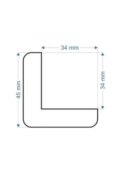 Puffyguard Kenar Köşe Koruyucu L2 - Model L2 - 1 Metre - 34x34x45mm - Tip : E H