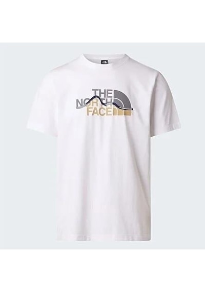 The North Face M Mountaın Lıne Regular Eeve Tee Erkek T-shirt Nf0a8guxfn41 Whıte