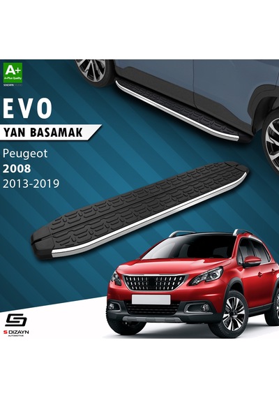 S-dizayn Peugeot 2008 Evo Krom Yan Basamak 173 Cm 2013-2019 A+ Kalite