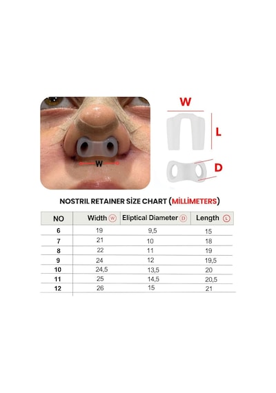 Nostril Retainer Burun Deliği Şekillendirici No:9