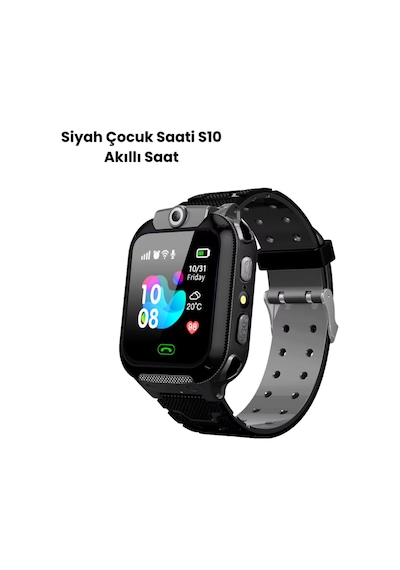 S10 Akıllı Çocuk Saati Siyah