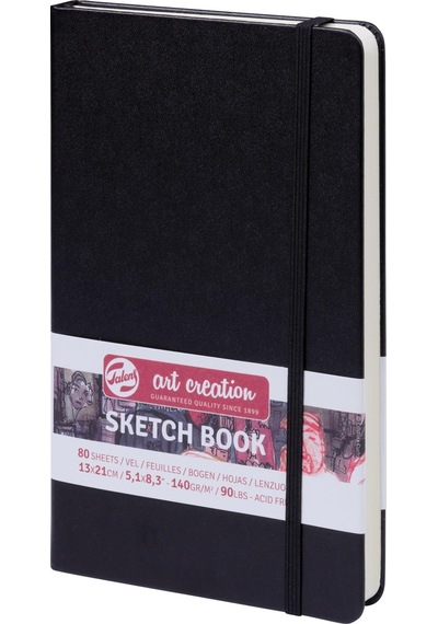 Tac Sk-block Sw Black 13x21 140 G Sketchbook