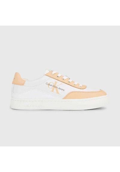 Calvin Klein Classıc Cupsole Low, 02s Beyaz Kadın Spor Ayakkabı & Sneaker 39