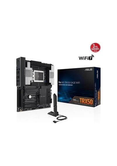 Asus Pro Ws Trx50-sage Wıfı Amd Trx50 Str5 Ddr5 8000 Anakart