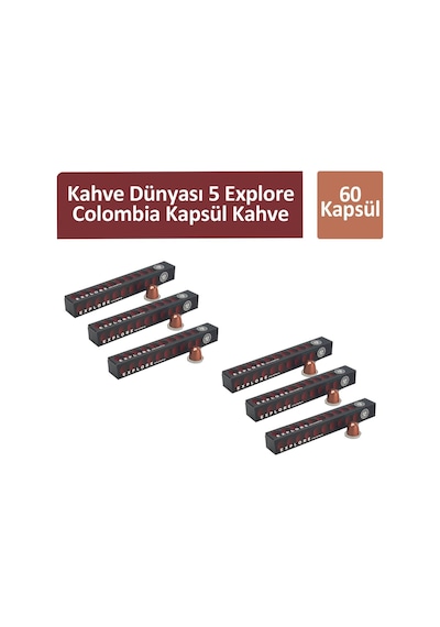 Kahve Dünyası 5 Explore Colombia Kapsül Kahve 6 x 10 Kapsül