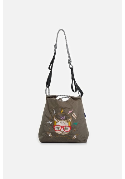 K&s Orta Boy Desenli Tote Çanta Bej