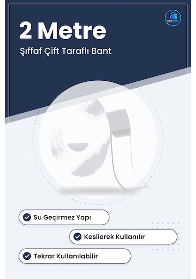 Çift Taraflı Nano Bant Yeniden Kullanılabilir Su Geçirmez Kesileb Diğer