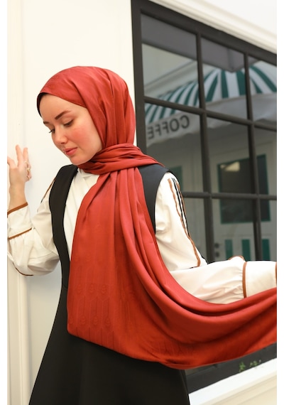 Silk Home Deluxe Şal 40004-18 Kiremit